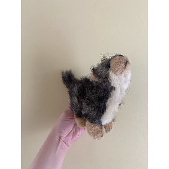 Small Mini Realistic Wolf Plush Stuffed Animal Howling Wolf Plush - Picture 6 of 6